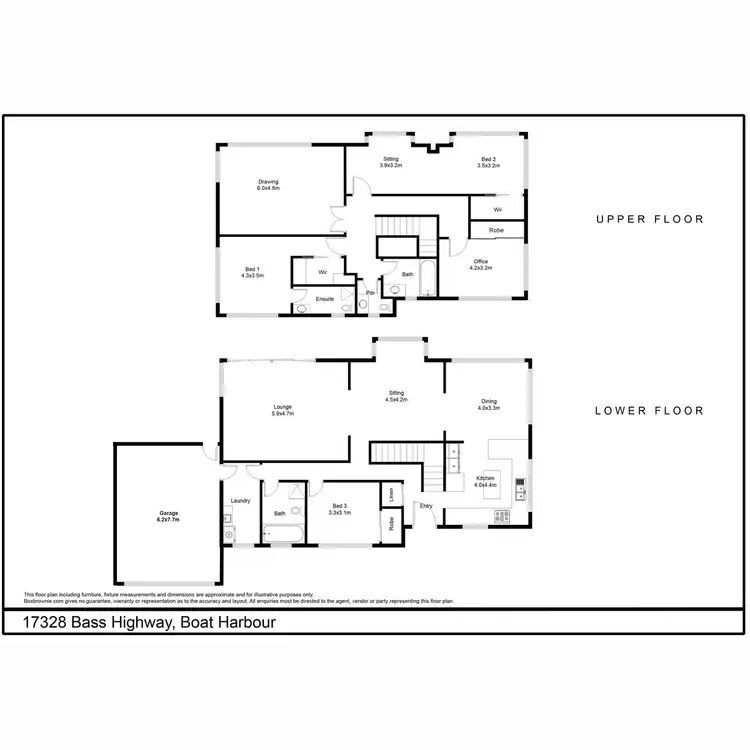 Floorplan of Homely house listing, 17328 Bass Highway, Boat Harbour TAS 7321