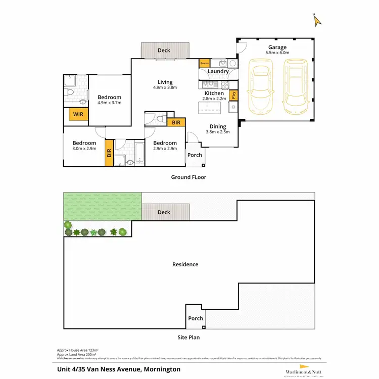 Floorplan of Homely unit listing, 4/35 Van Ness Avenue, Mornington VIC 3931