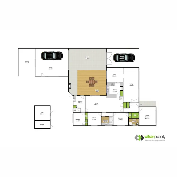 Floorplan of Homely house listing, 41 Swallow Grove, Traralgon VIC 3844
