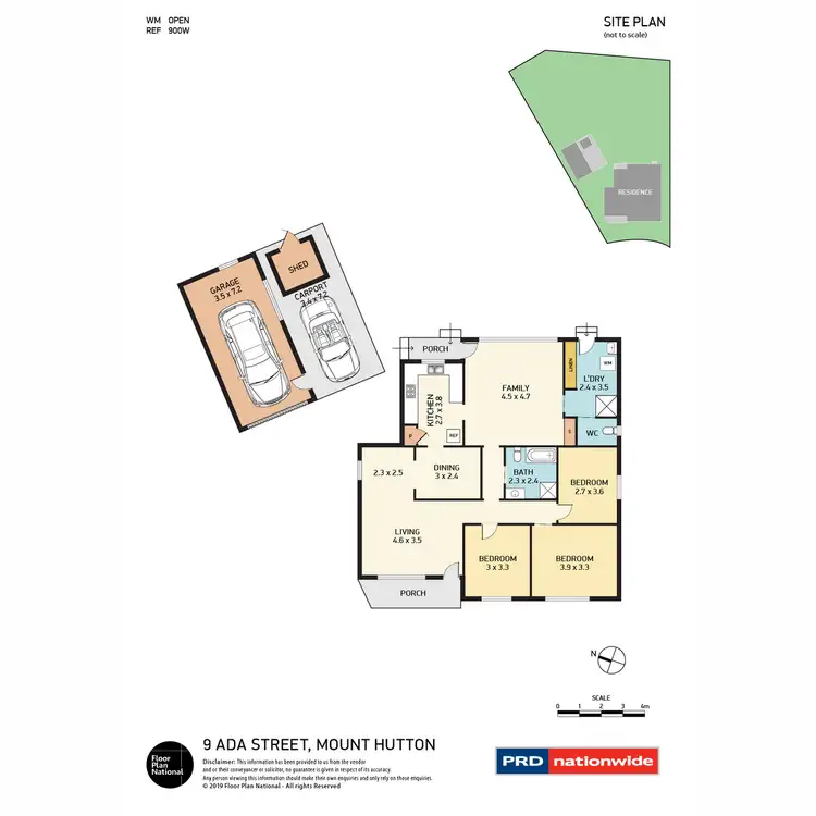 Floorplan of Homely house listing, 9 Ada Street, Mount Hutton NSW 2290