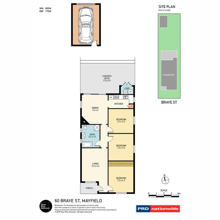 Floorplan of Homely house listing, 60 Braye Street, Mayfield NSW 2304