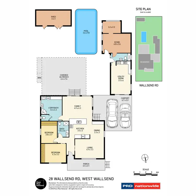 Floorplan of Homely house listing, 28 Wallsend Road, West Wallsend NSW 2286