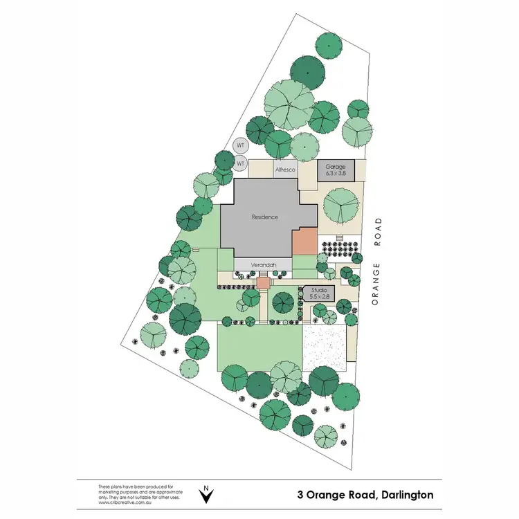 Floorplan of Homely house listing, 3 Orange Road, Darlington WA 6070