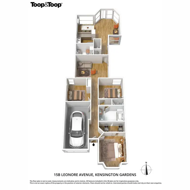 Floorplan of Homely house listing, 15b Leonore Avenue, Kensington Gardens SA 5068