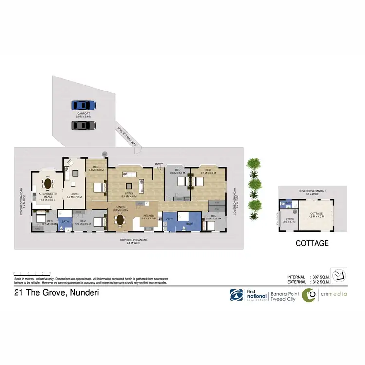 Floorplan of Homely house listing, 21 The Grove, Nunderi NSW 2484