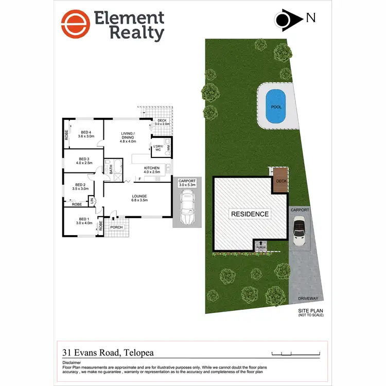 Floorplan of Homely house listing, 31 Evans Road, Telopea NSW 2117