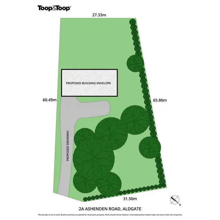 Floorplan of Homely land listing, 2a Ashenden Road, Aldgate SA 5154