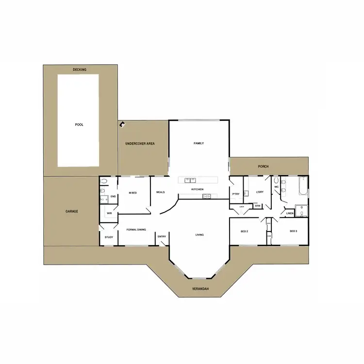 Floorplan of Homely house listing, 35 Tavern Terrace, Wangaratta VIC 3677