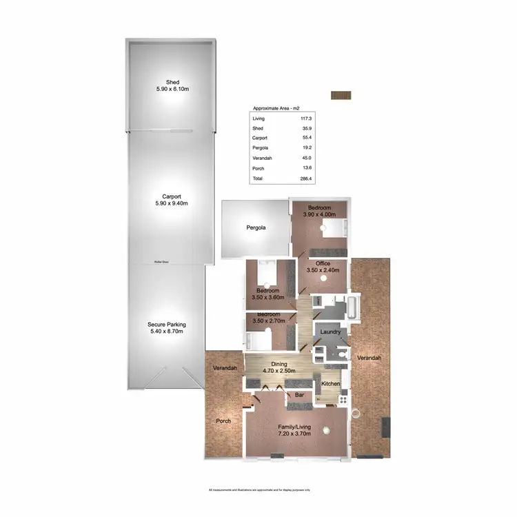 Floorplan of Homely house listing, 13 Trim Crescent, Old Noarlunga SA 5168