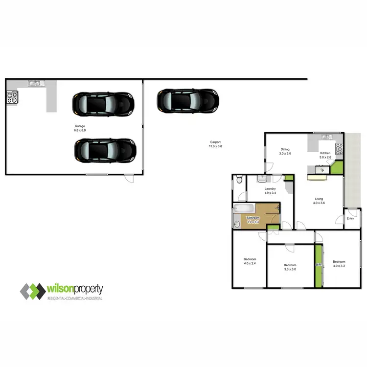 Floorplan of Homely house listing, 5 Farmer Crescent, Traralgon VIC 3844