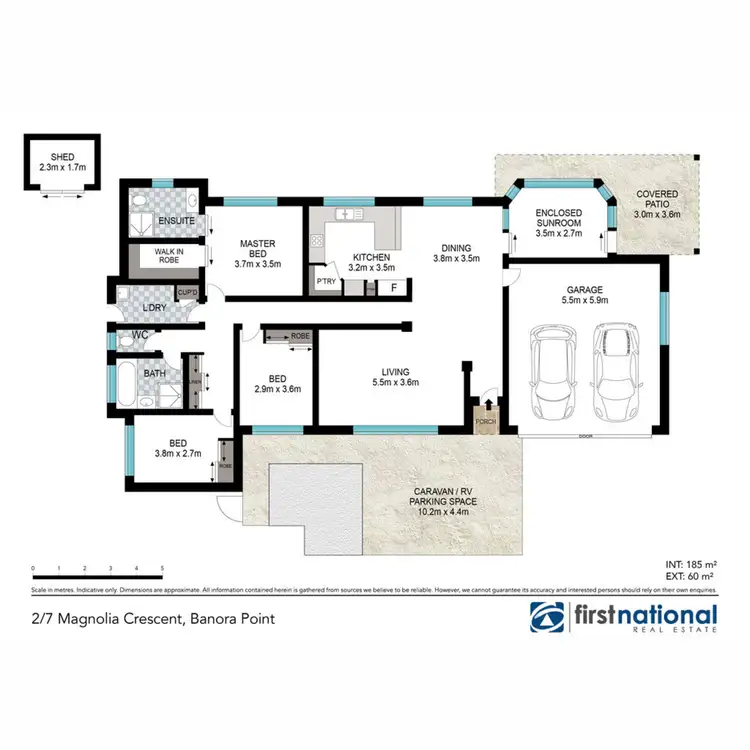 Floorplan of Homely house listing, 2/7 Magnolia Crescent, Banora Point NSW 2486