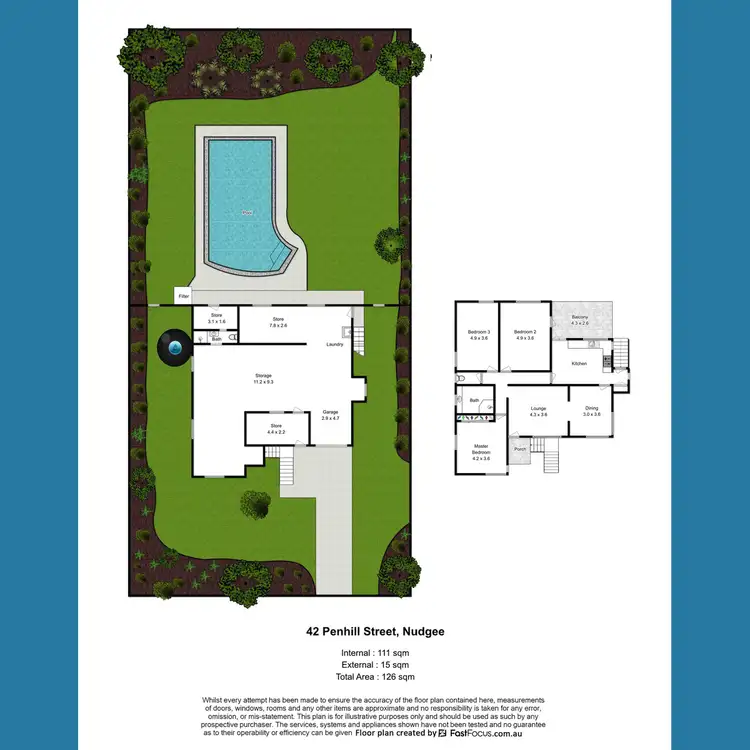 Floorplan of Homely house listing, 42 Penhill Street, Nudgee QLD 4014