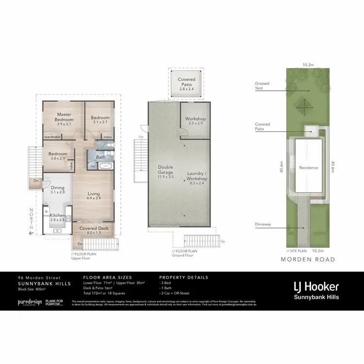 Floorplan of Homely house listing, 96 Morden Road, Sunnybank Hills QLD 4109