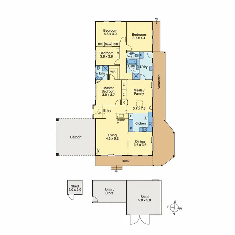 Floorplan of Homely house listing, 115 Baden Powell Drive, Mount Eliza VIC 3930