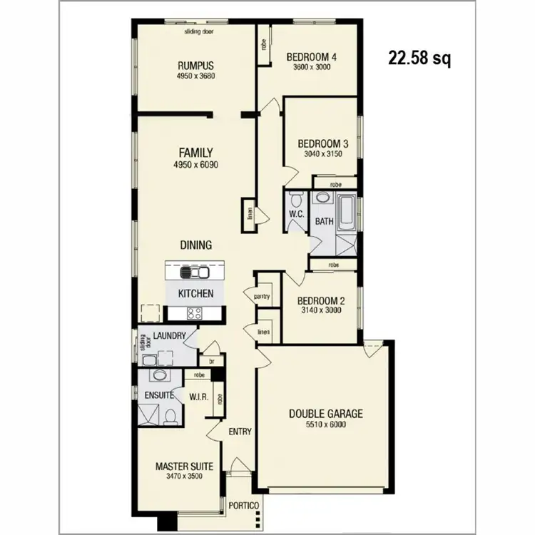Floorplan of Homely house listing, 15 Elvington Avenue, Cowes VIC 3922