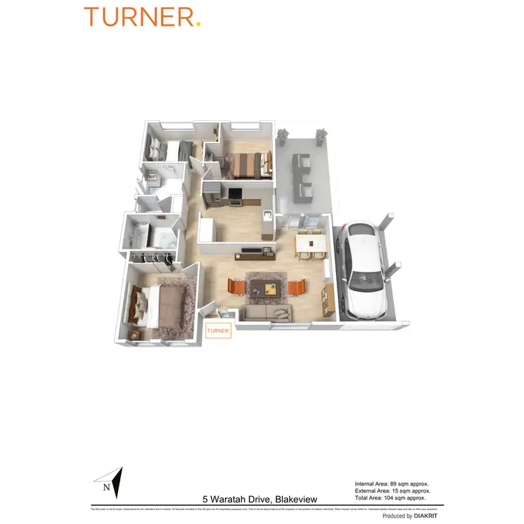 Floorplan of Homely house listing, 5 Waratah Drive, Blakeview SA 5114