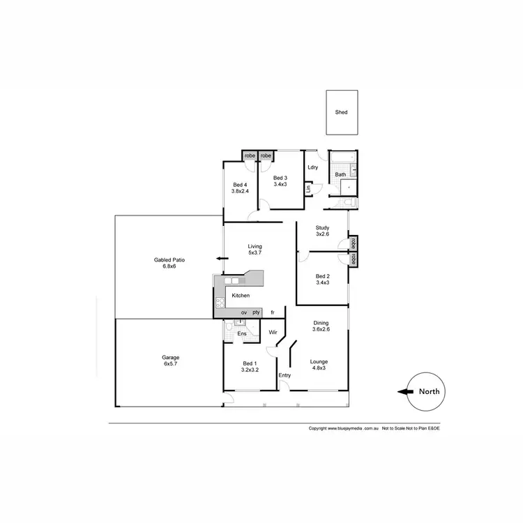 Floorplan of Homely house listing, 1A Viscount Road, Morley WA 6062