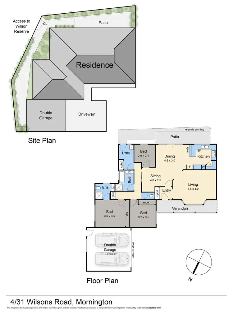 Floorplan of Homely unit listing, 4/31 Wilsons Road, Mornington VIC 3931