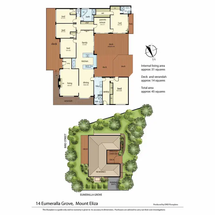 Floorplan of Homely house listing, 14 Eumeralla Grove, Mount Eliza VIC 3930