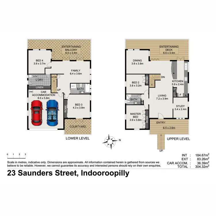 Floorplan of Homely house listing, 23 Saunders Street, Indooroopilly QLD 4068