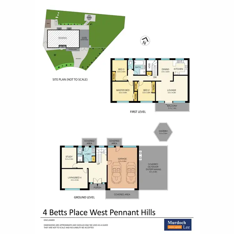 Floorplan of Homely house listing, 4 Betts Place, West Pennant Hills NSW 2125