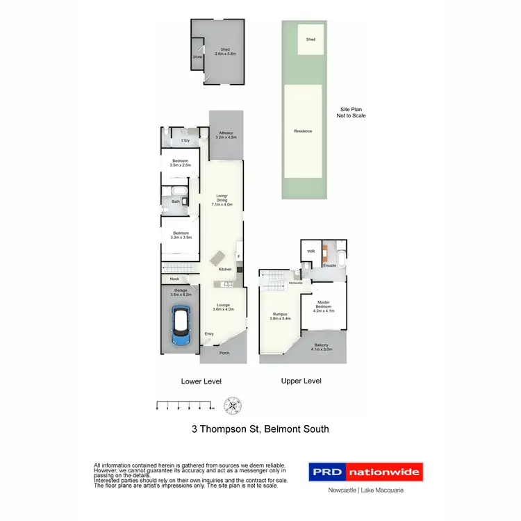 Floorplan of Homely house listing, 3 Thompson Street, Belmont South NSW 2280