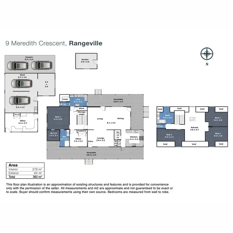 Floorplan of Homely house listing, 9 Meredith Crescent, Rangeville QLD 4350