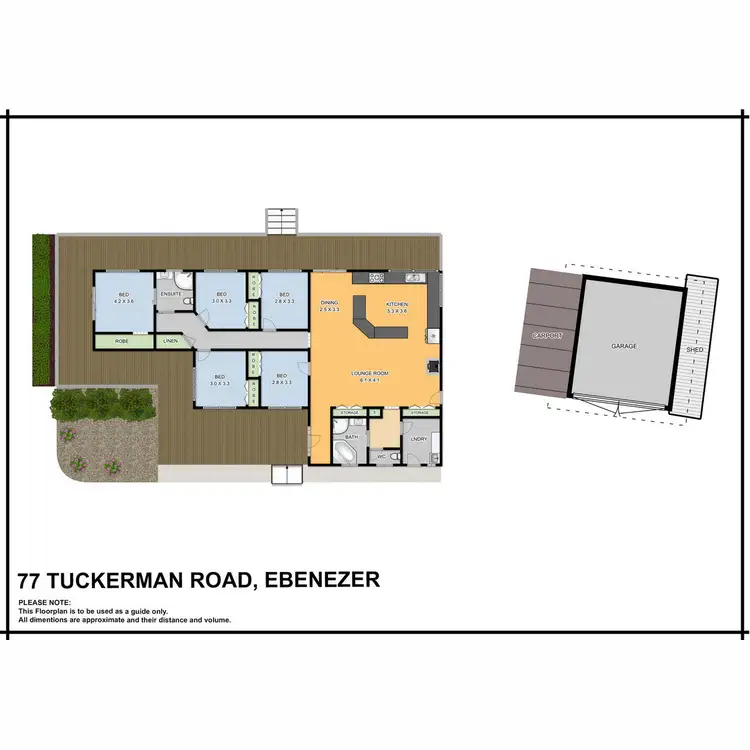 Floorplan of Homely rural property listing, 77 Tuckerman Road, Ebenezer NSW 2756
