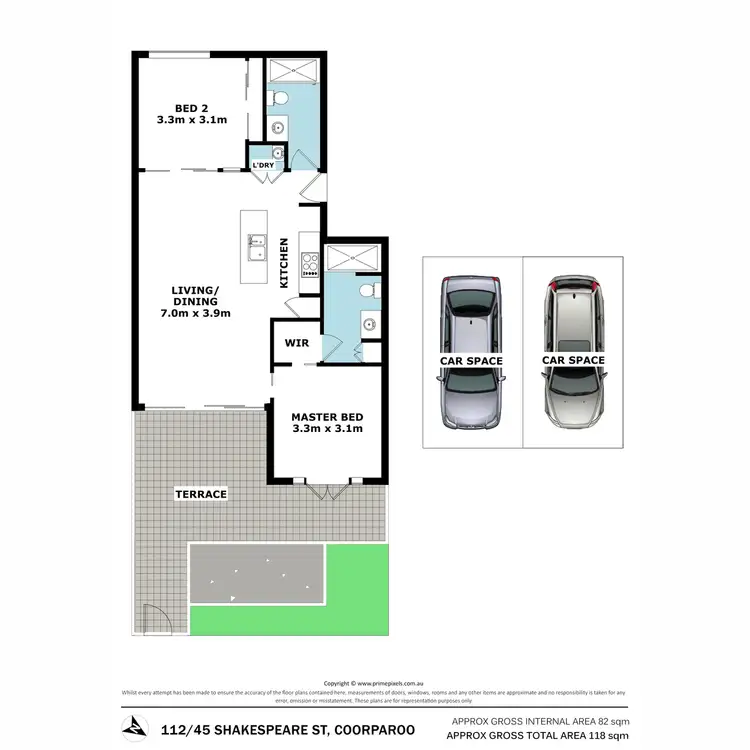 Floorplan of Homely apartment listing, 112/45 Shakespeare Street, Coorparoo QLD 4151