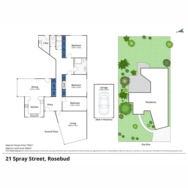 Floorplan of Homely house listing, 21 Spray Street, Rosebud VIC 3939