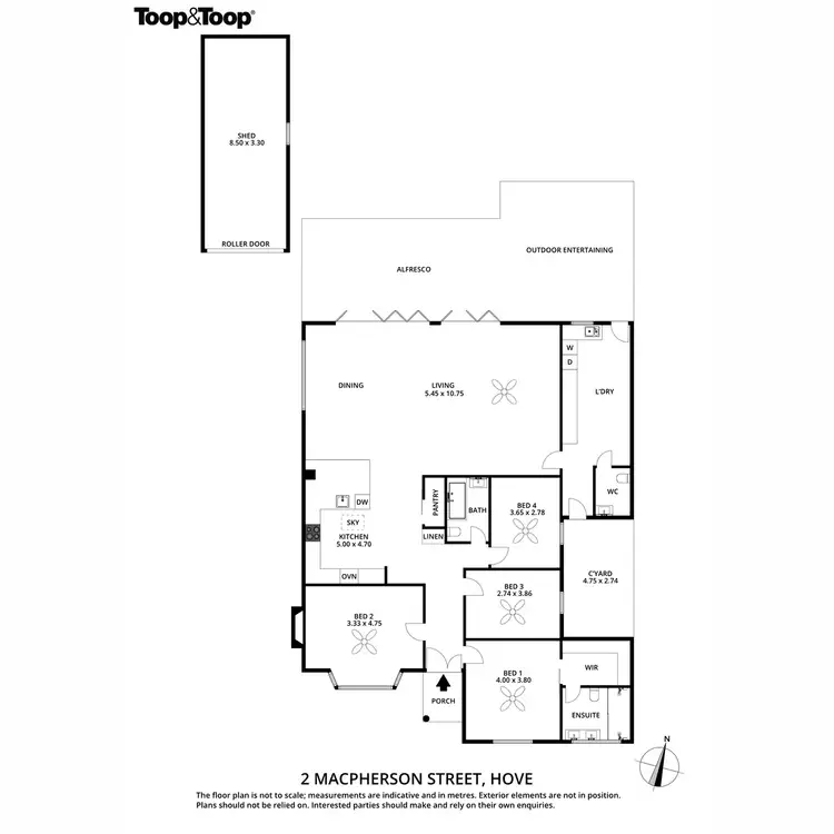 Floorplan of Homely house listing, 2 Macpherson Street, Hove SA 5048