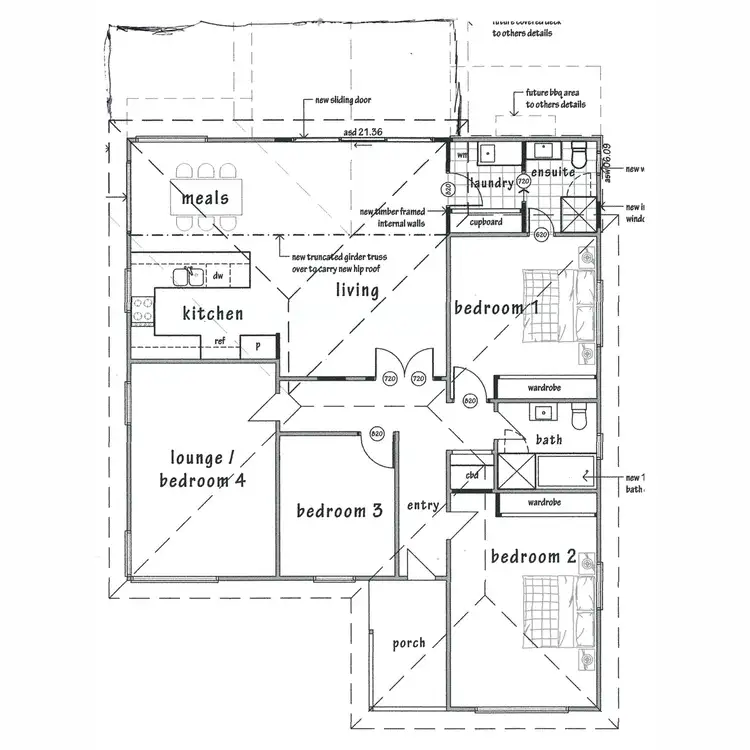 Floorplan of Homely house listing, 55 Beckwith Street, Wagga Wagga NSW 2650