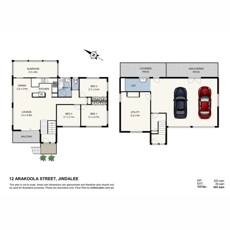 Floorplan of Homely house listing, 12 Arakoola Street, Jindalee QLD 4074