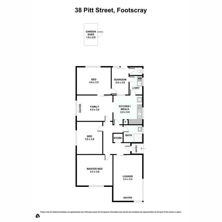 Floorplan of Homely house listing, 38 Pitt Street, West Footscray VIC 3012