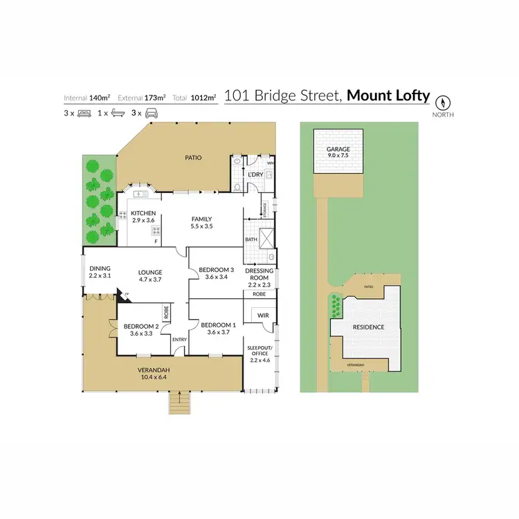 Floorplan of Homely house listing, 101 Bridge Street, Mount Lofty QLD 4350