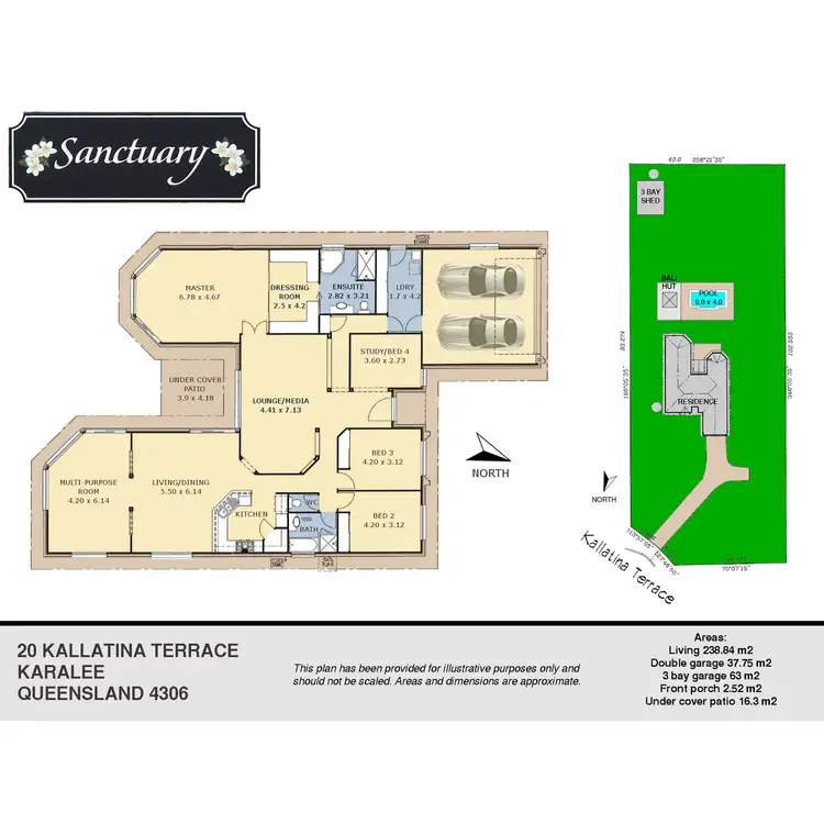 Floorplan of Homely house listing, 20 Kallatina Terrace, Karalee QLD 4306