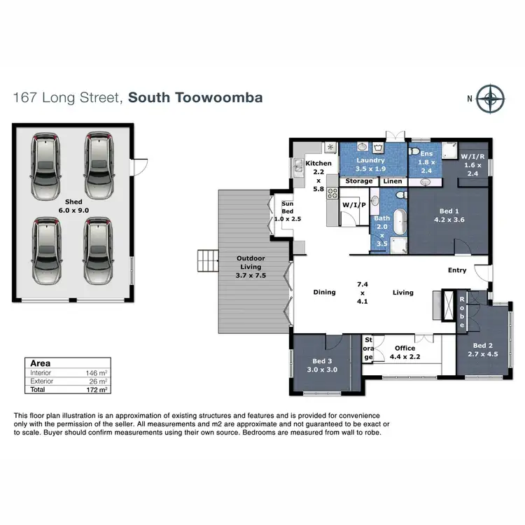 Floorplan of Homely house listing, 167 Long Street, South Toowoomba QLD 4350