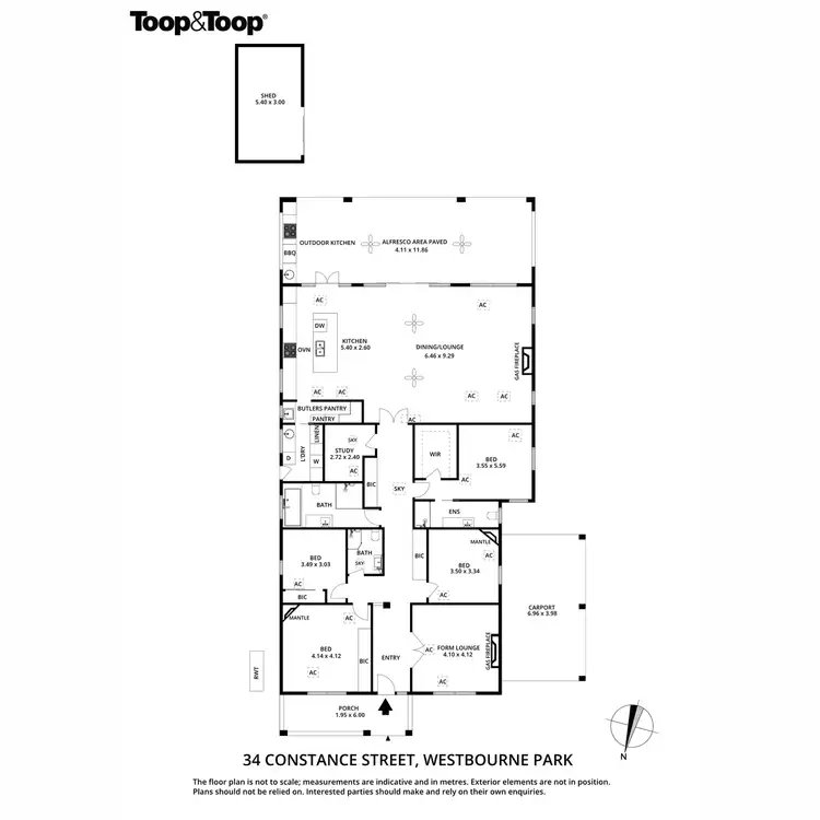 Floorplan of Homely house listing, 34 Constance Street, Westbourne Park SA 5041