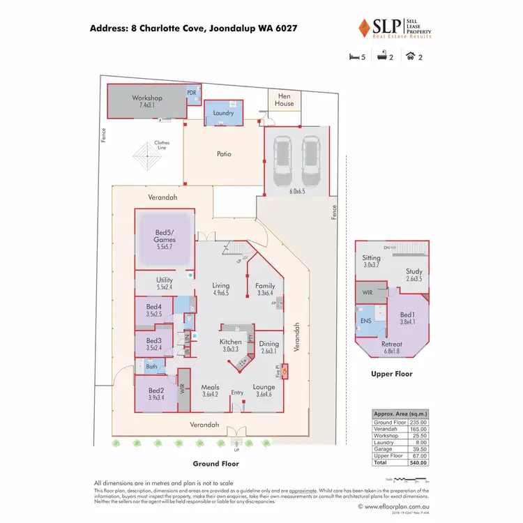 Floorplan of Homely house listing, 8 Charlotte Cove, Joondalup WA 6027