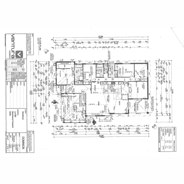 Floorplan of Homely house listing, 18 Beachwood Crescent, Butler WA 6036