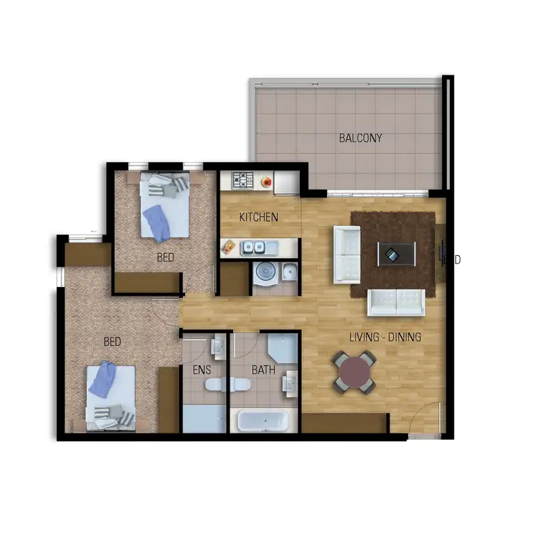 Floorplan of Homely apartment listing, 6/8 Field Place, Telopea NSW 2117