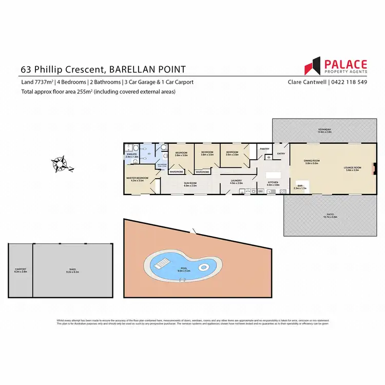 Floorplan of Homely house listing, 63 Phillip Crescent, Barellan Point QLD 4306