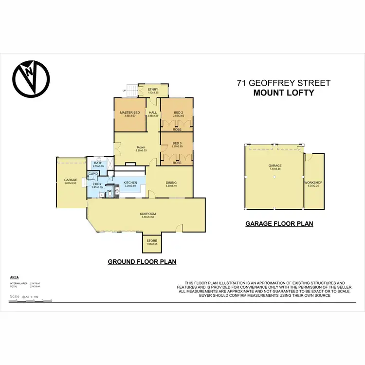 Floorplan of Homely house listing, 71 Geoffrey Street, Mount Lofty QLD 4350