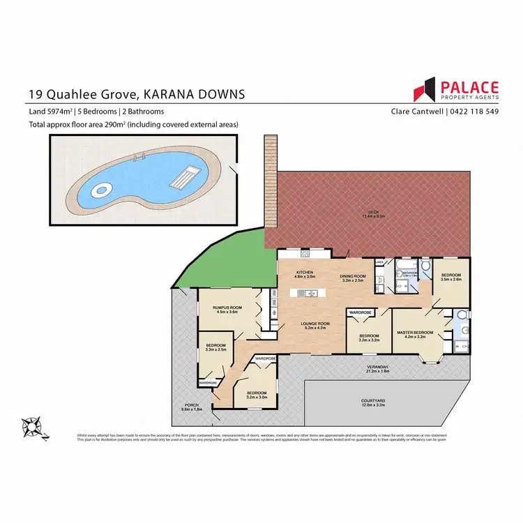 Floorplan of Homely house listing, 19 Quahlee Grove, Karana Downs QLD 4306