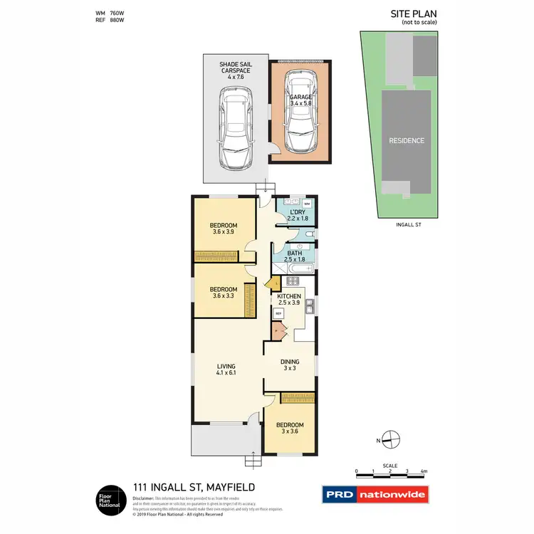 Floorplan of Homely house listing, 111 Ingall Street, Mayfield NSW 2304