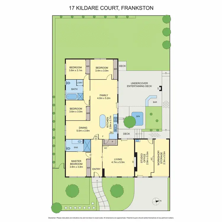 Floorplan of Homely house listing, 17 Kildare Court, Frankston VIC 3199