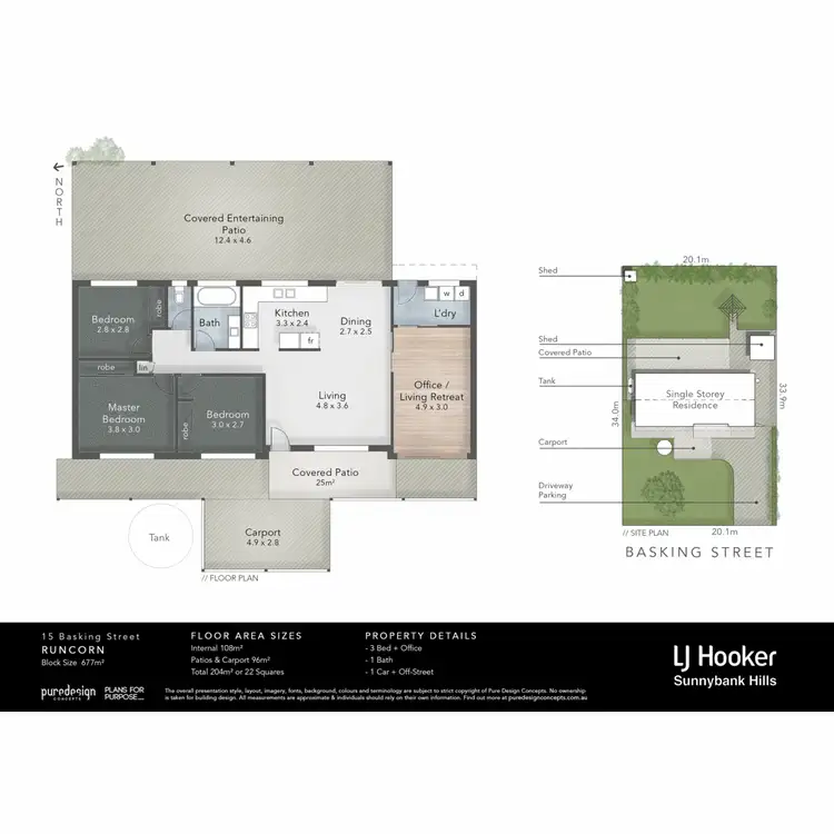 Floorplan of Homely house listing, 15 Basking Street, Runcorn QLD 4113