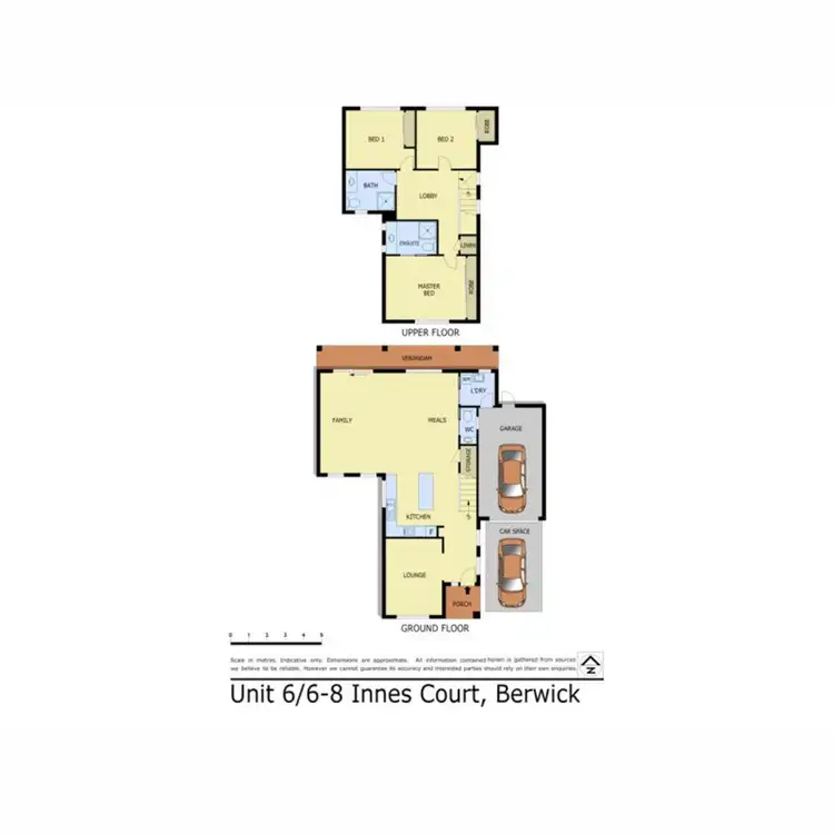 Floorplan of Homely townhouse listing, 6/6-8 Innes Court, Berwick VIC 3806