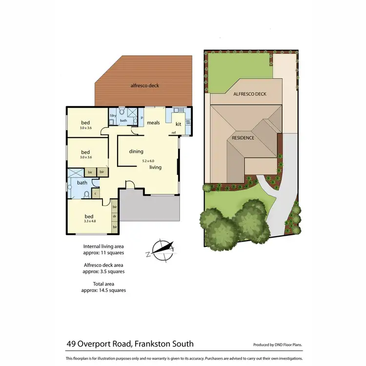 Floorplan of Homely house listing, 49 Overport Road, Frankston South VIC 3199