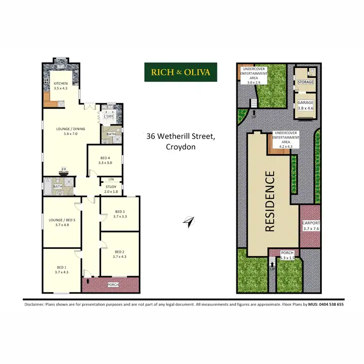 Floorplan of Homely house listing, 36 Wetherill Street, Croydon NSW 2132